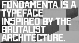 Fondamenta Display Font