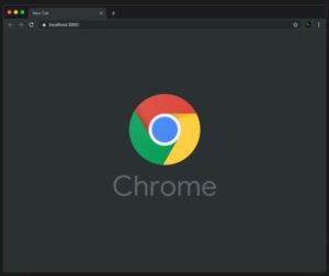 Chrome Browser Dark Mode Mockup For Sketch