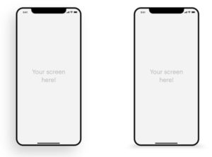 Minimal iPhone X Mockup For Presentation