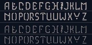 Asymbolic Science-fiction Font