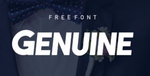 GENUINE Typeface