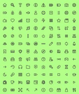 120 Glyph & Stroke Icons (AI+SVG)