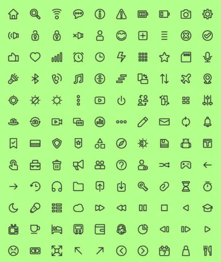 120 Glyph & Stroke Icons (AI+SVG)