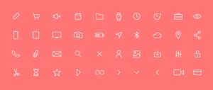 40 Thin Line Icons Pack (AI+Sketch)