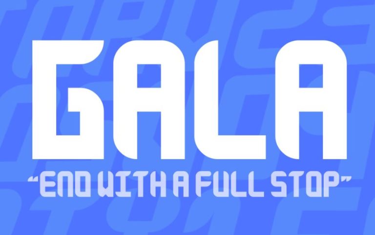 Gala Typeface