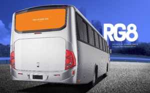 Realistic Bus Mockup PSD