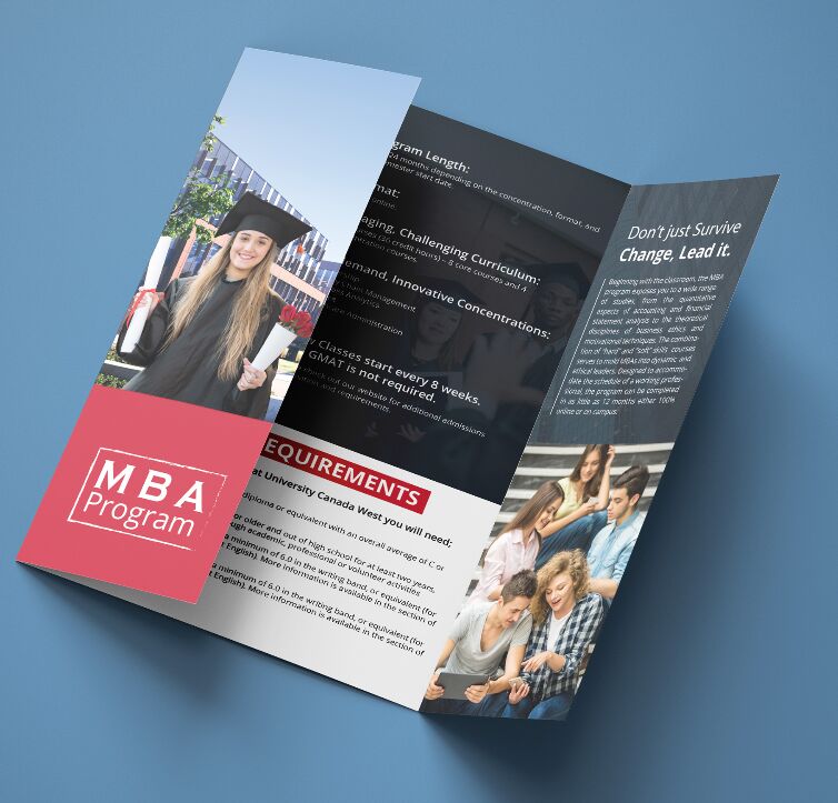 Gate Fold Brochure Mockup For Illustrator