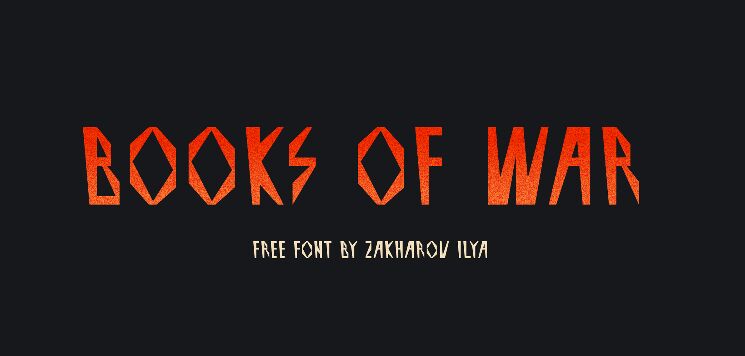 Book Of War Typeface