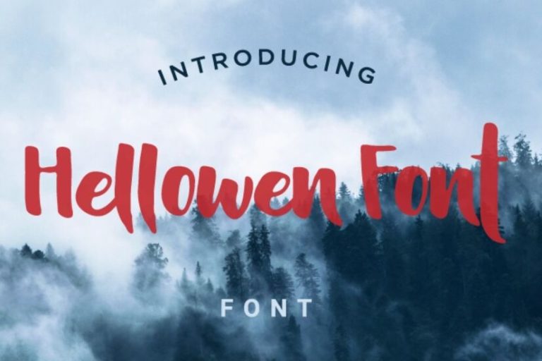 Hellowen Handwriting Font