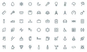 350 Pixel Perfect UI Icons (AI & SVG)