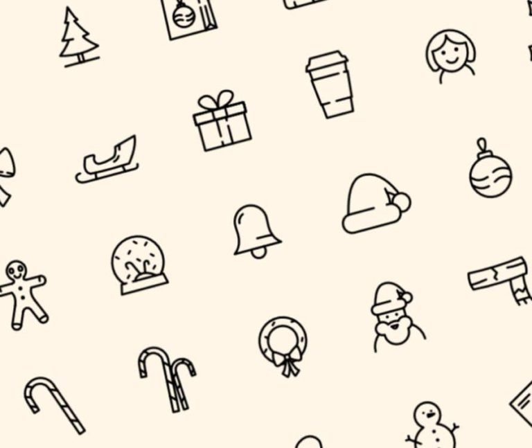 40 Christmast Line Icons (AI, Sketch, XD, Affinity Designer)