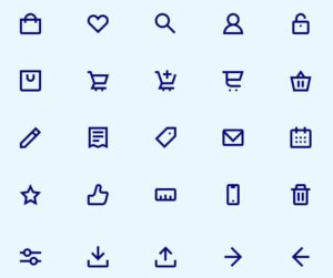 60 E-commerce Icon Pack