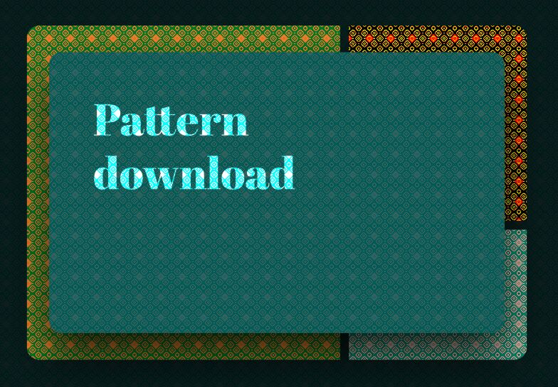 Vintage Floral Pattern For Photoshop