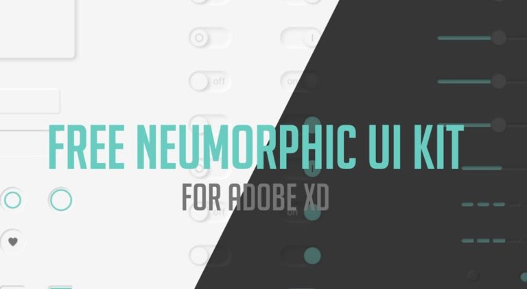 Dark & Light Neumorphic UI Kit For Adobe XD