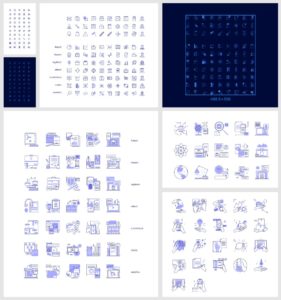 200+ IT Line Icons Pack (Figma)