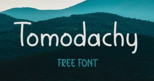 Tomodachy Cute Font