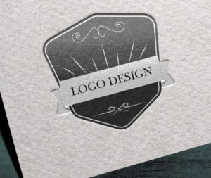 Letterpress Logo Template PSD