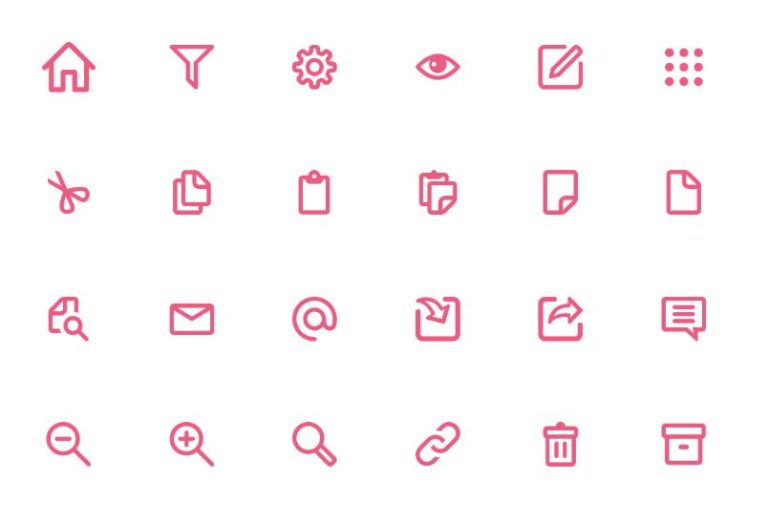 120 Essential Icons For Web App