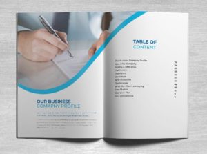 Company Profile Brochure Vector Template