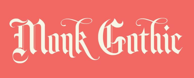 Monk Gothic Font