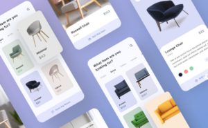 Furniture App UI Kit For Sketch