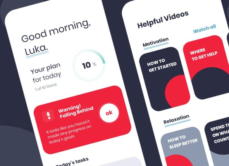 Daily Productivity App UI Design