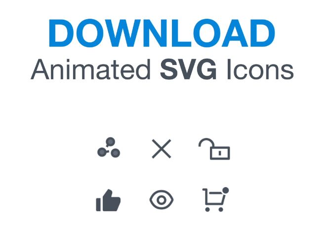 6 Animated SVG Icons