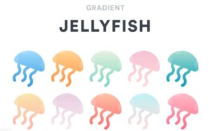 Gradient Jellyfish Sketch