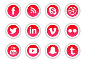 25 Circular Social Icons (SVG)