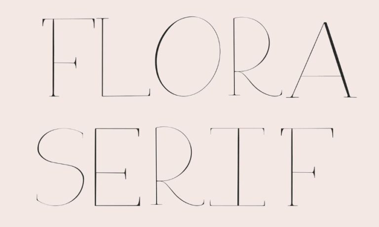 Modern Serif Display Font