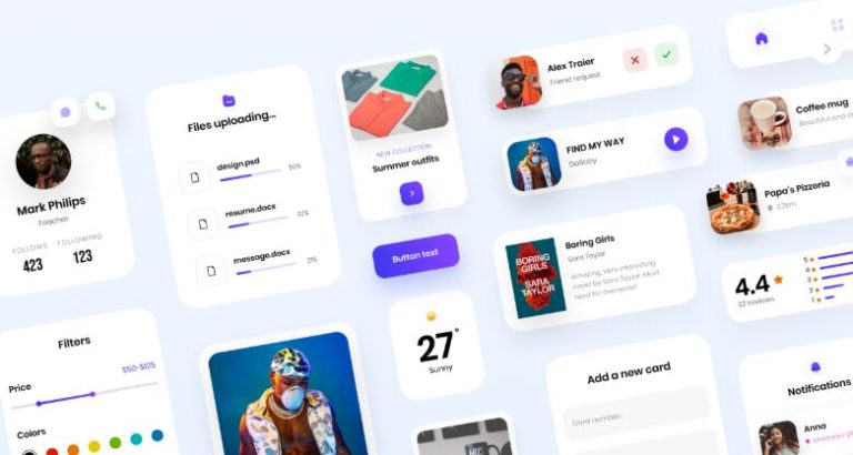 Multipurpose Mobile UI Kit For Figma, Sketch, And XD