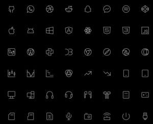 540+ Tiny Stroke Icons Figma