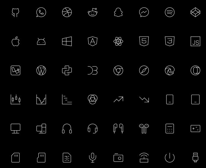 540+ Tiny Stroke Icons Figma