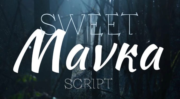 Sweet Mavka Script Font