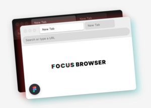 Minimalistic Web Browser Figma Mockup