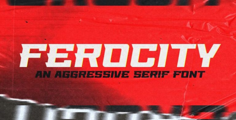 Ferocity Font