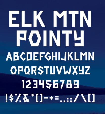 Elk Mtn Font