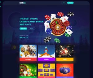 Casino Games Landing Page Template For Adobe XD