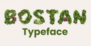 Bostan Plants Typeface PSD