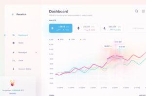 Light Clean Crypto Dashboard Design For Figma