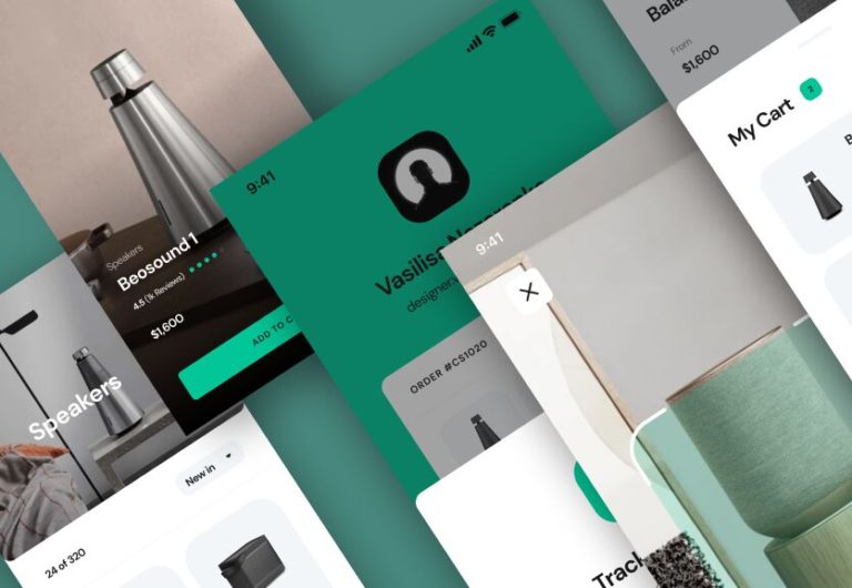 Clean Mobile App Concept Design Figma