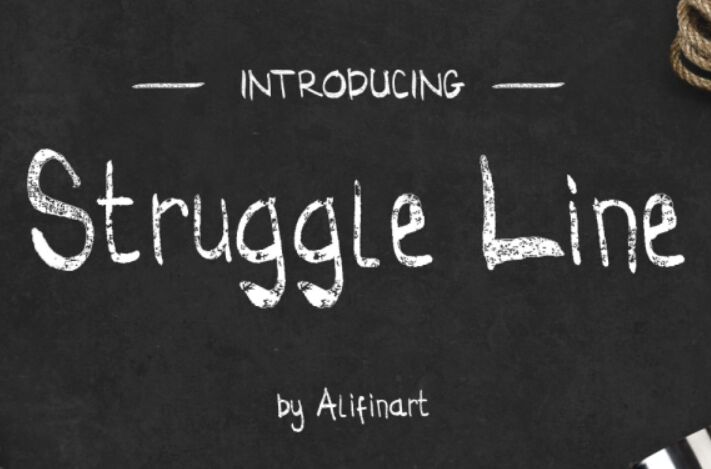 Struggle Line Font