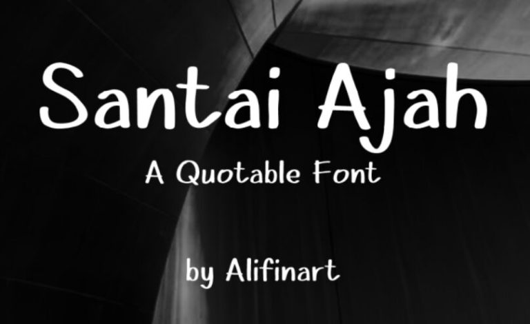 Santay Ajah Font