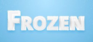 Frozen Text Effect For Illustrator