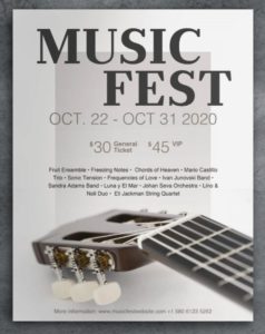 Music Event Poster PSD Mockup