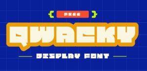 Qwacky Display Font