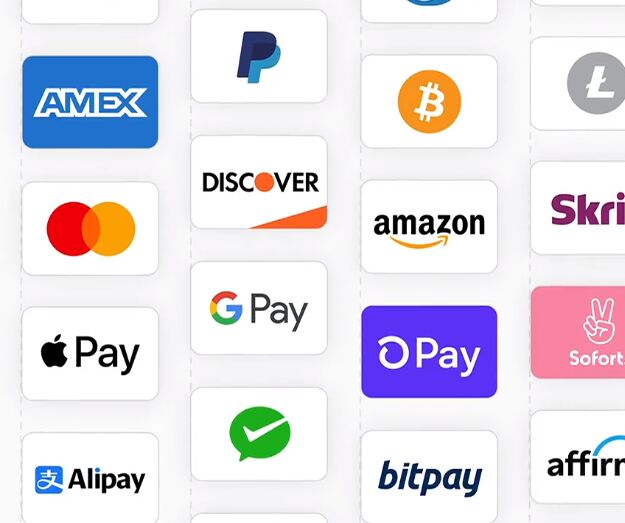 Payment Methods Icon Set For Checkout Form