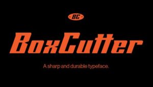 BoxCutter Bold Display Font