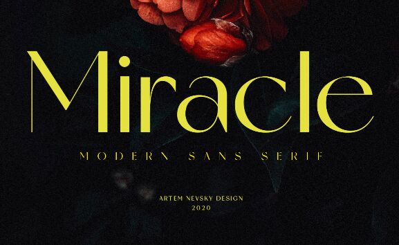 Miracle Display Font