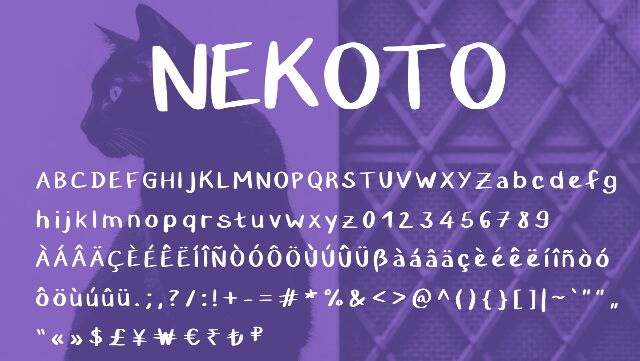 Nekoto Font